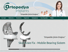 Tablet Screenshot of ortopedya.com
